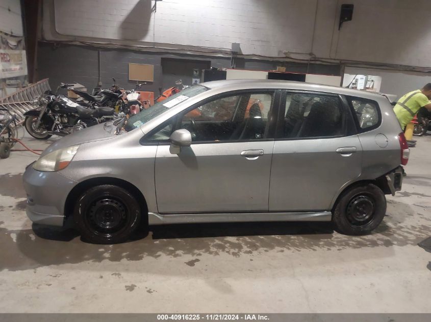 2007 Honda Fit Sport VIN: JHMGD37657S036360 Lot: 40916225