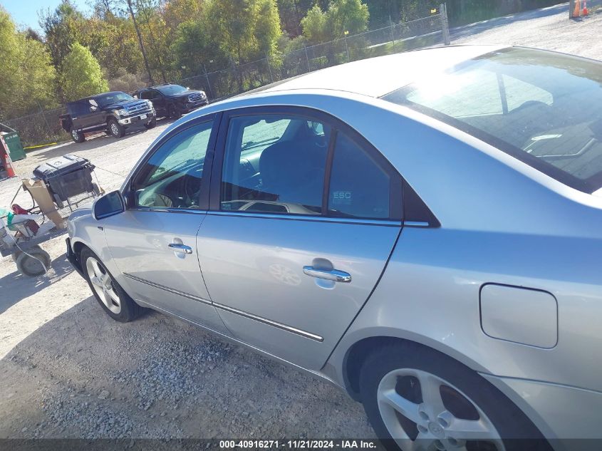 2007 Hyundai Sonata Limited/Se V6 VIN: 5NPEU46F77H236218 Lot: 40916271