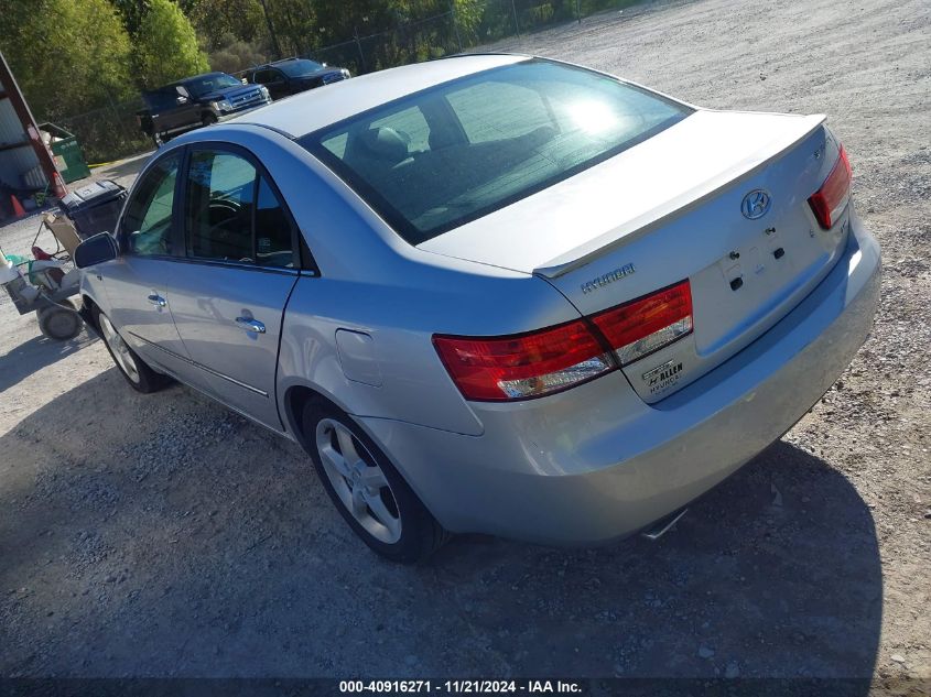 2007 Hyundai Sonata Limited/Se V6 VIN: 5NPEU46F77H236218 Lot: 40916271