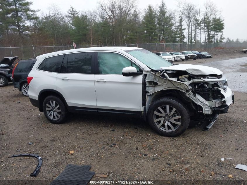 2022 Honda Pilot Awd Ex-L VIN: 5FNYF6H54NB020832 Lot: 40916277