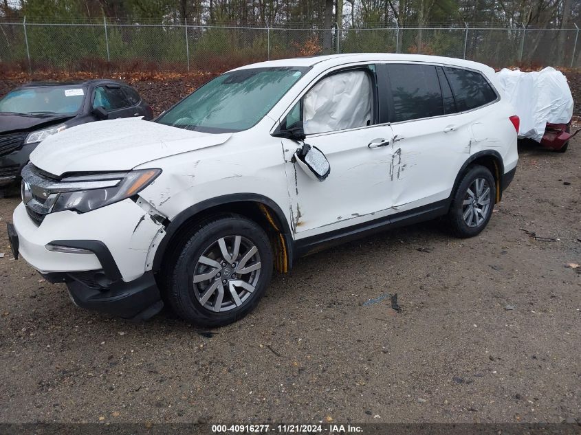 2022 Honda Pilot Awd Ex-L VIN: 5FNYF6H54NB020832 Lot: 40916277