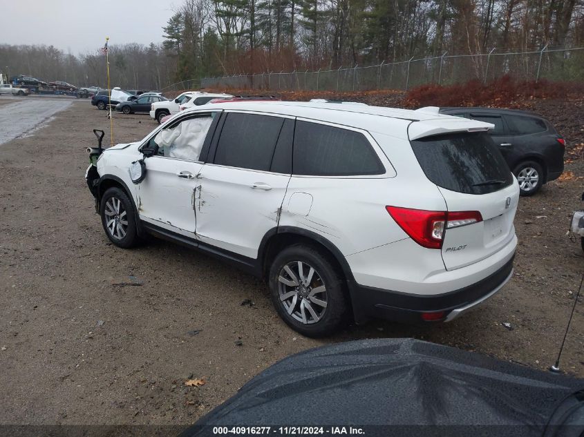 2022 Honda Pilot Awd Ex-L VIN: 5FNYF6H54NB020832 Lot: 40916277