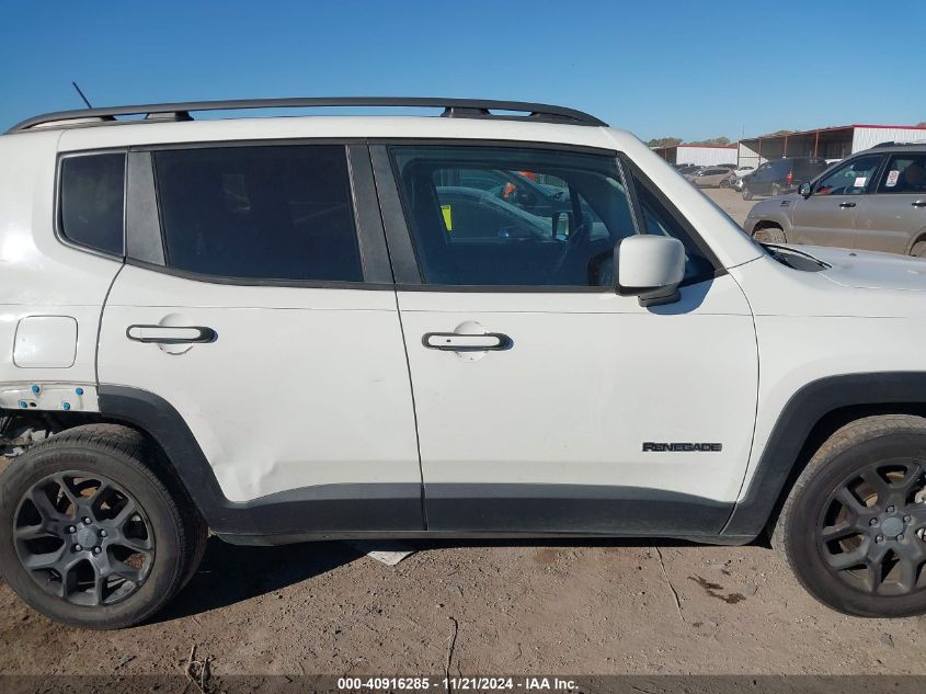 2017 Jeep Renegade Latitude Fwd VIN: ZACCJABB3HPF55254 Lot: 40916285