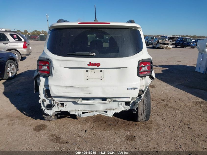 2017 Jeep Renegade Latitude Fwd VIN: ZACCJABB3HPF55254 Lot: 40916285