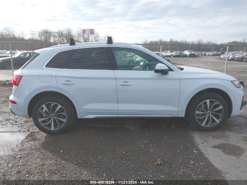 2021 Audi Q5 Premium Plus 45 Tfsi Quattro S Tronic VIN: WA1BAAFY6M2049233 Lot: 40916296