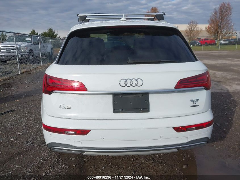 2021 Audi Q5 Premium Plus 45 Tfsi Quattro S Tronic VIN: WA1BAAFY6M2049233 Lot: 40916296