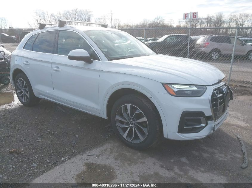 2021 Audi Q5 Premium Plus 45 Tfsi Quattro S Tronic VIN: WA1BAAFY6M2049233 Lot: 40916296