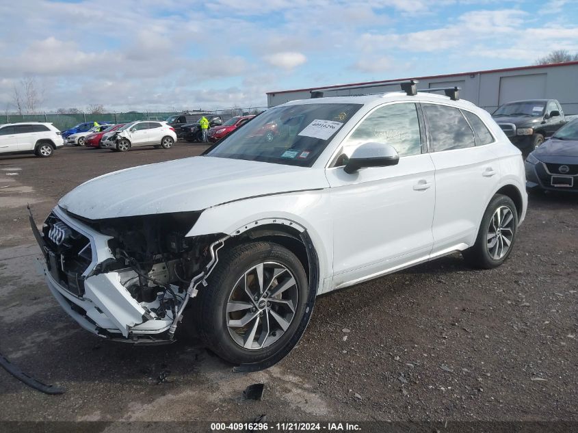 2021 Audi Q5 Premium Plus 45 Tfsi Quattro S Tronic VIN: WA1BAAFY6M2049233 Lot: 40916296