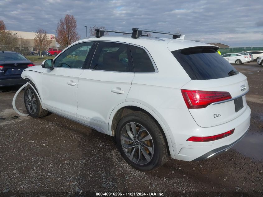 2021 Audi Q5 Premium Plus 45 Tfsi Quattro S Tronic VIN: WA1BAAFY6M2049233 Lot: 40916296