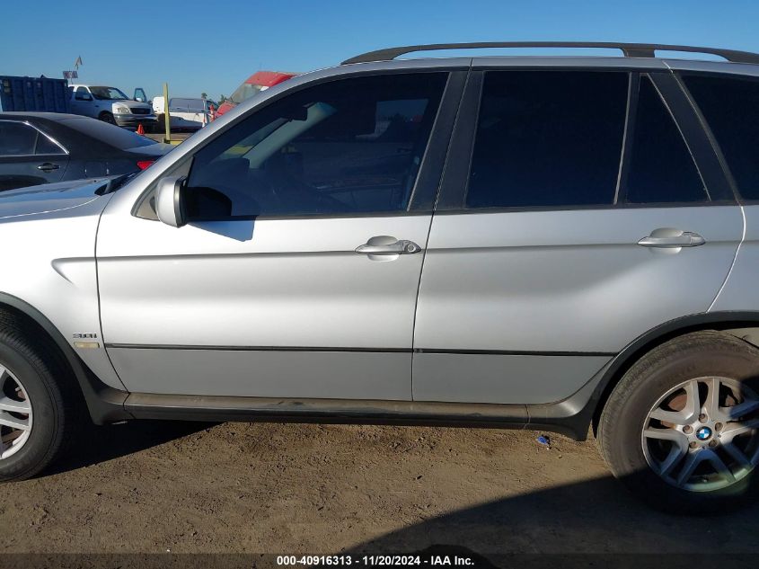 2006 BMW X5 3.0I VIN: 5UXFA13596LY41406 Lot: 40916313