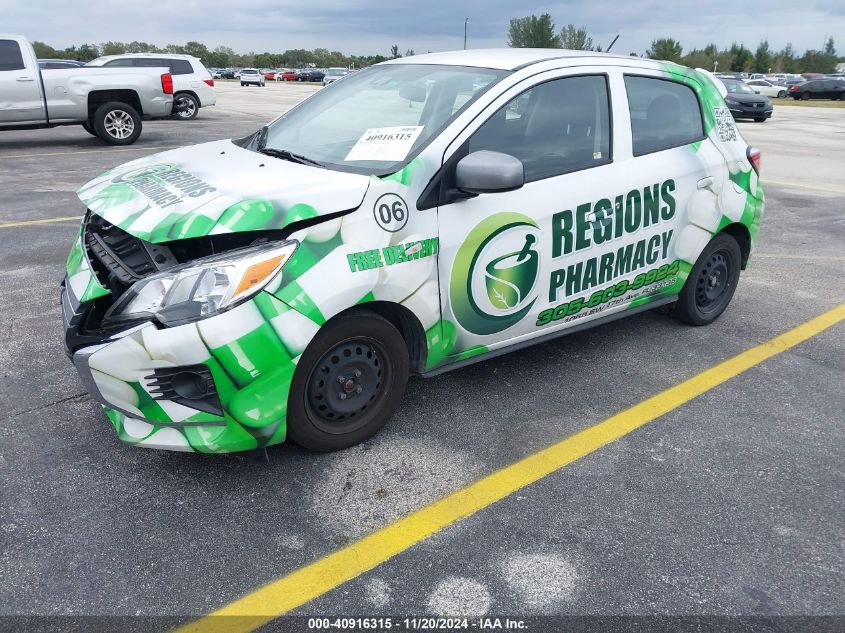 2023 MITSUBISHI MIRAGE 1.2L I-3 DOHC, VVT, (VIN: ML32AUHJ4PH002133