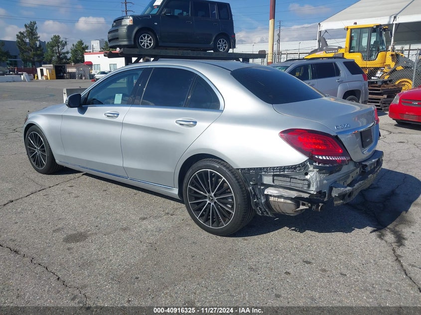 Vin: w1kwf8db6lr582758, lot: 41406031, mercedes-benz c 300 20203