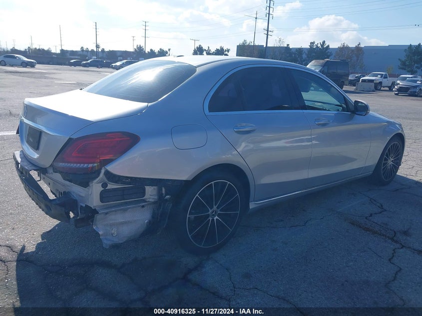 Vin: w1kwf8db6lr582758, lot: 41406031, mercedes-benz c 300 20204