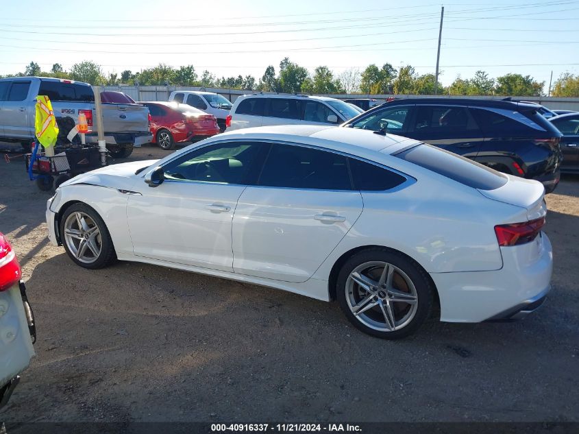 2021 Audi A5 Sportback Premium 45 Tfsi Quattro S Tronic VIN: WAUDACF58MA047339 Lot: 40916337