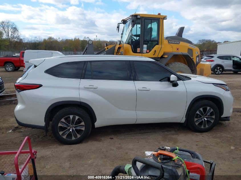 2021 Toyota Highlander Xle VIN: 5TDHZRBH0MS523621 Lot: 40916364