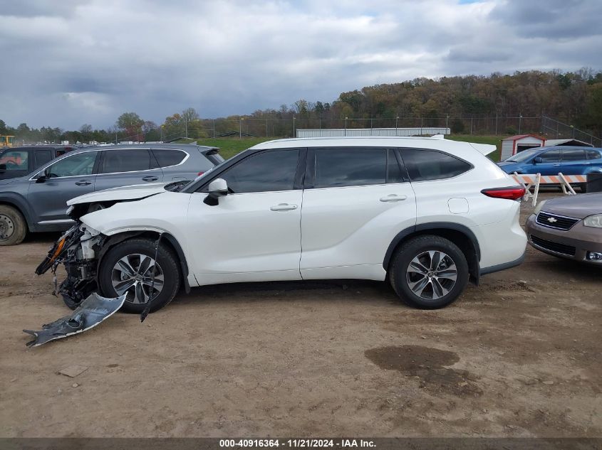 2021 Toyota Highlander Xle VIN: 5TDHZRBH0MS523621 Lot: 40916364