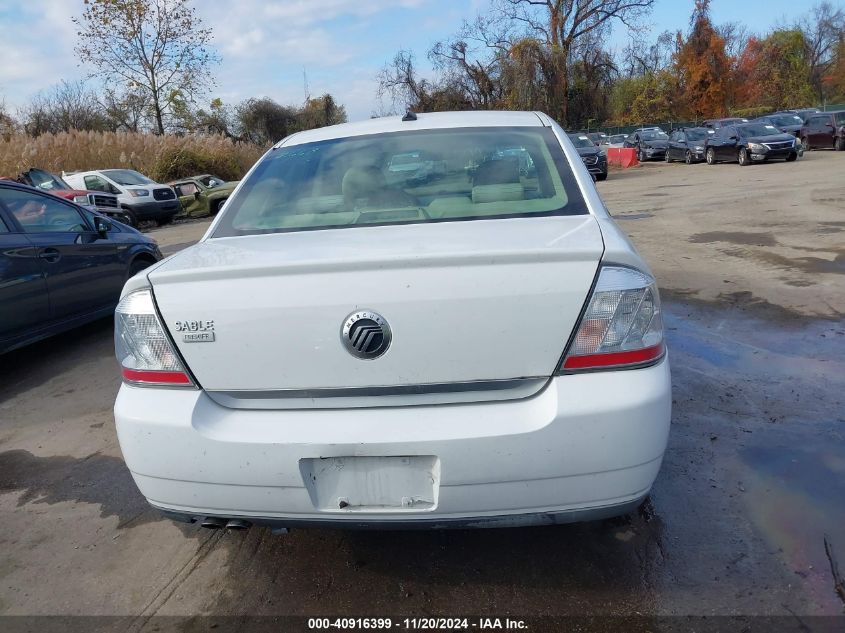 2008 Mercury Sable Premier VIN: 1MEHM42W68G601298 Lot: 40916399