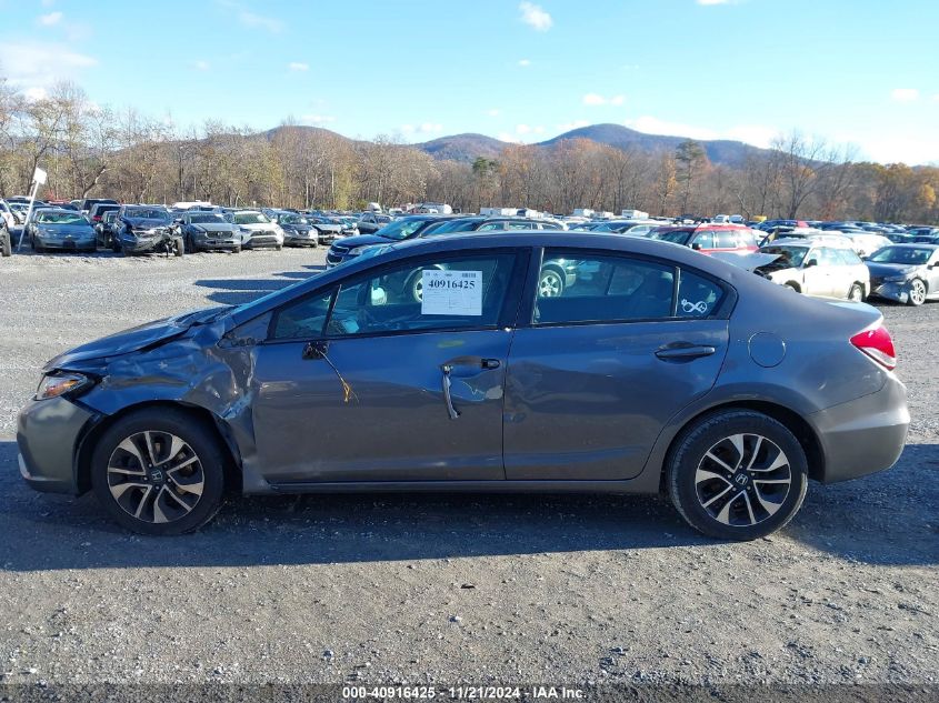 2014 Honda Civic Ex VIN: 2HGFB2F86EH538655 Lot: 40916425