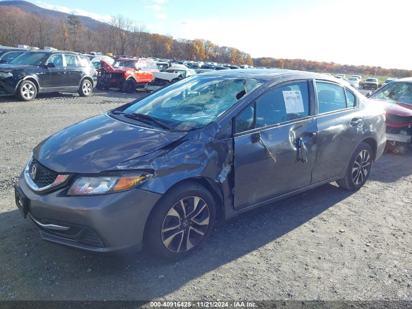 2014 Honda Civic Ex VIN: 2HGFB2F86EH538655 Lot: 40916425