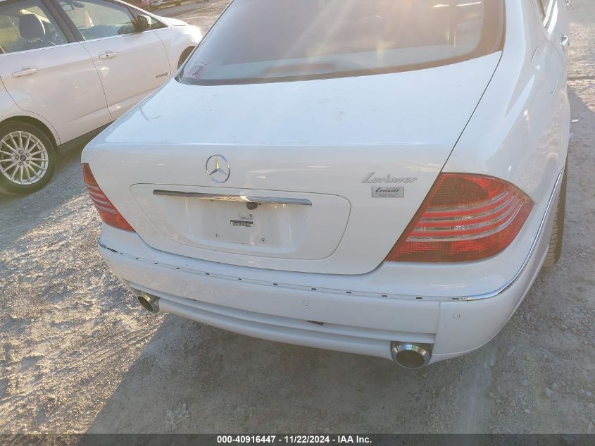 2004 Mercedes-Benz S 55 Amg VIN: WDBNG74J74A404599 Lot: 40916447