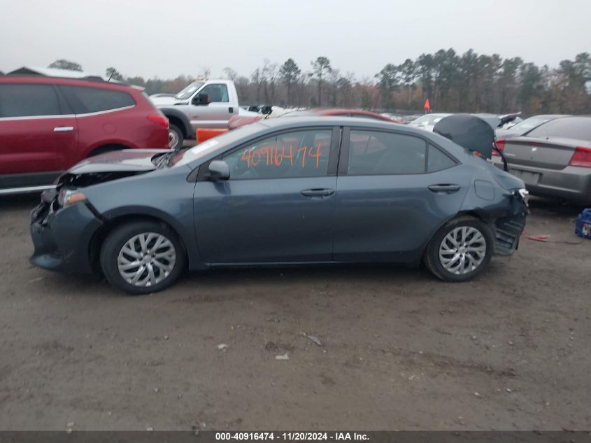 2019 Toyota Corolla Le VIN: 2T1BURHE4KC178374 Lot: 40916474