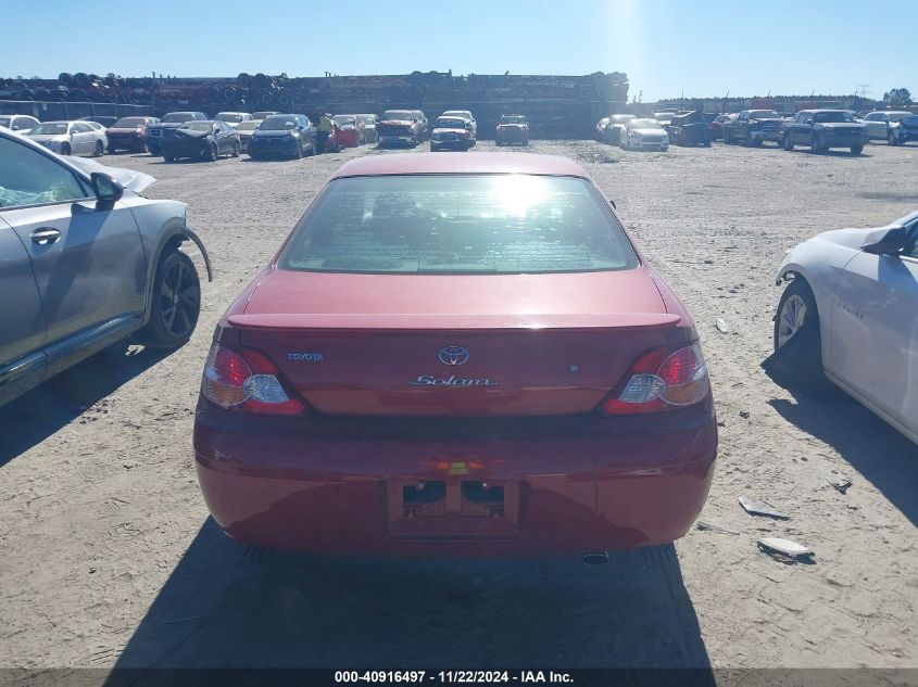 2003 Toyota Camry Solara Se V6 VIN: 2T1CF22P43C608647 Lot: 40916497