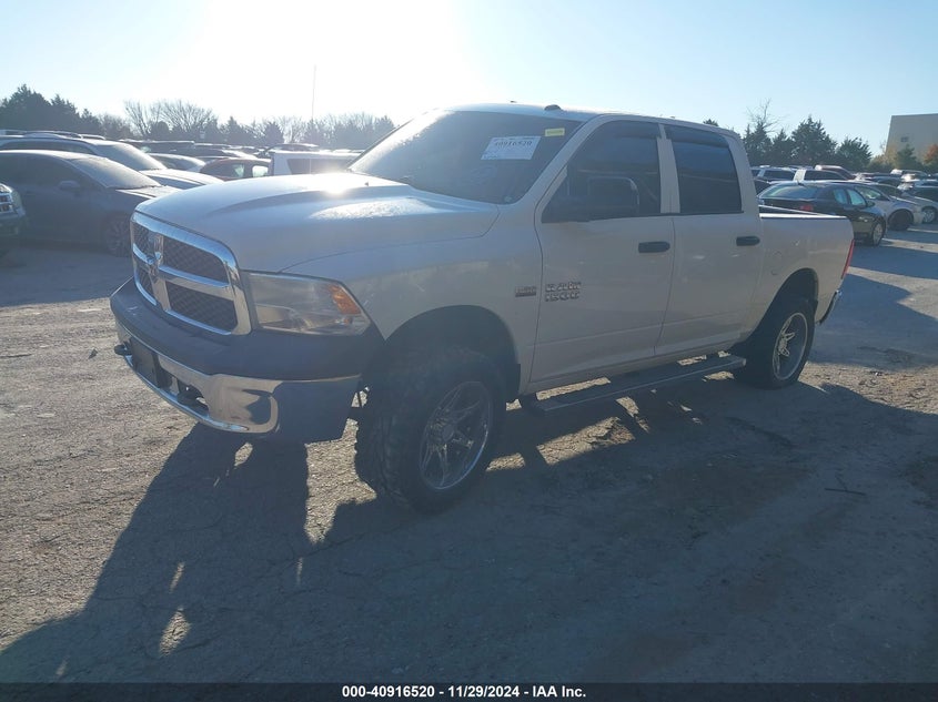 Vin: 3c6rr7kt2fg676314, lot: 41406226, ram 1500 tradesman 20152