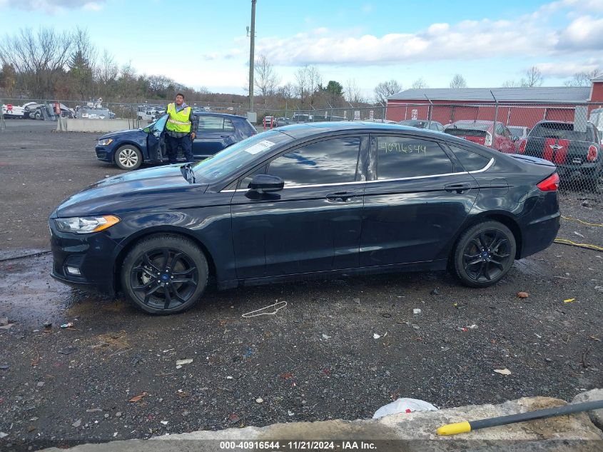 2019 Ford Fusion Se VIN: 3FA6P0HD3KR247521 Lot: 40916544