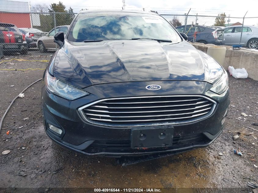 2019 Ford Fusion Se VIN: 3FA6P0HD3KR247521 Lot: 40916544