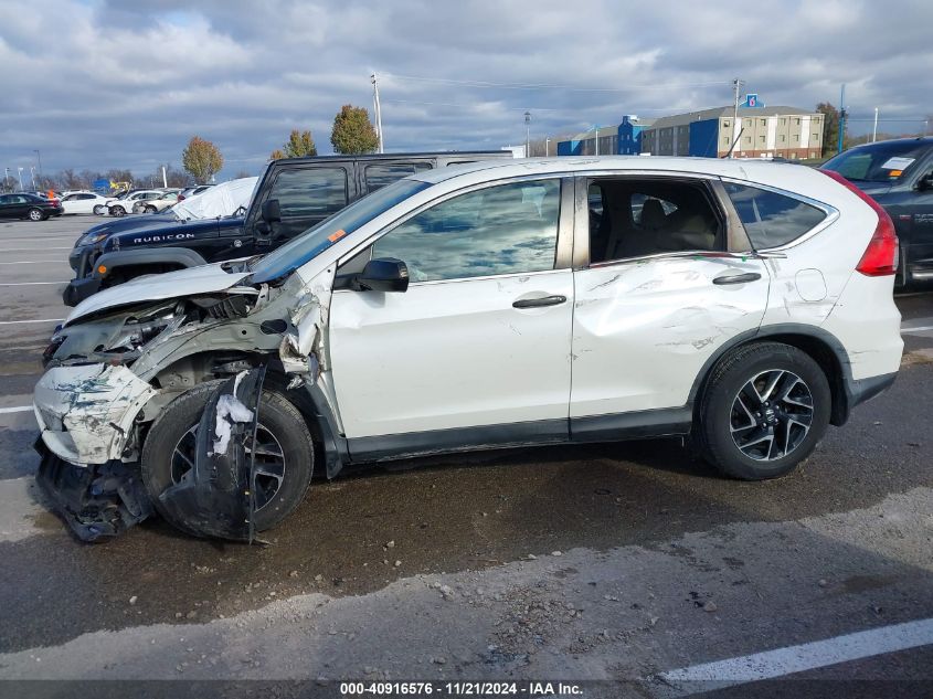 2016 Honda Cr-V Se VIN: 5J6RM4H48GL102854 Lot: 40916576