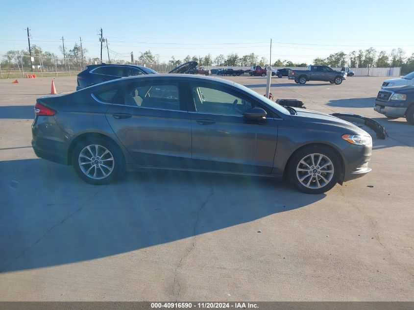 2017 Ford Fusion Se VIN: 3FA6P0HDXHR320571 Lot: 40916590