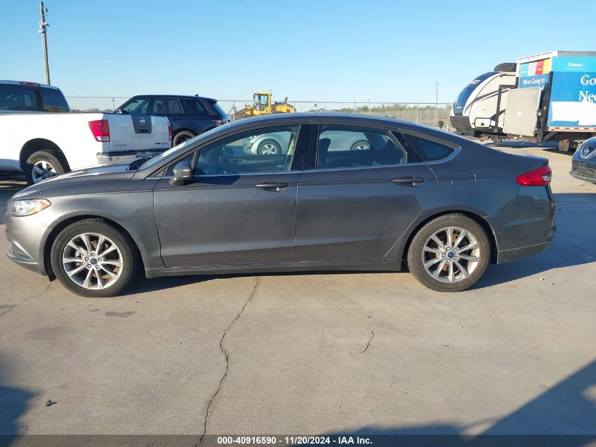 2017 Ford Fusion Se VIN: 3FA6P0HDXHR320571 Lot: 40916590