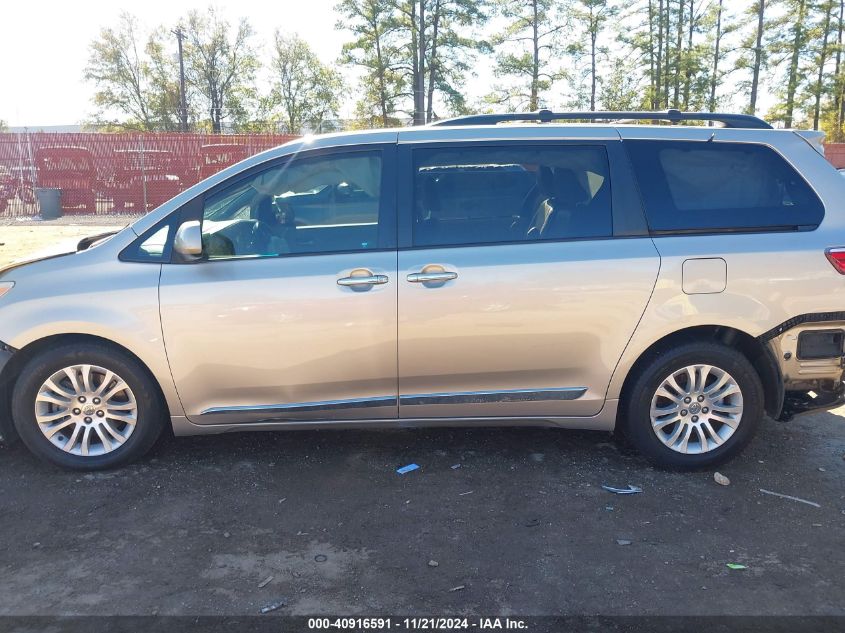 2016 Toyota Sienna Xle Premium 8 Passenger VIN: 5TDYK3DC7GS725864 Lot: 40916591