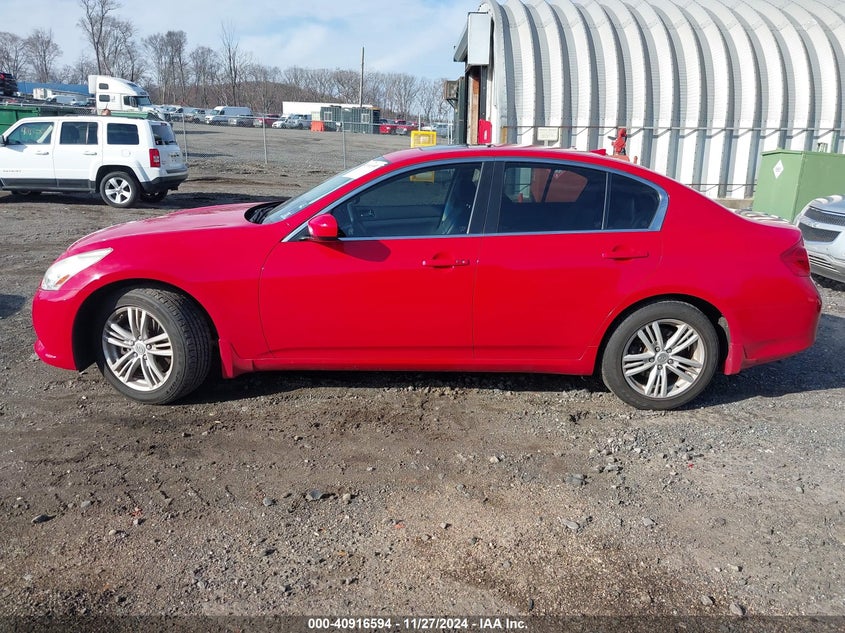 2013 INFINITI G37X - JN1CV6AR4DM352112