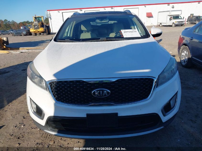 2016 KIA SORENTO 3.3L EX - 5XYPH4A59GG105262