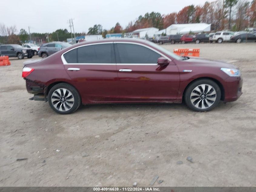 2014 Honda Accord Hybrid Touring VIN: 1HGCR6F79EA006599 Lot: 40916639