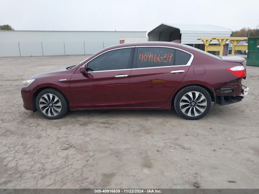 2014 Honda Accord Hybrid Touring VIN: 1HGCR6F79EA006599 Lot: 40916639