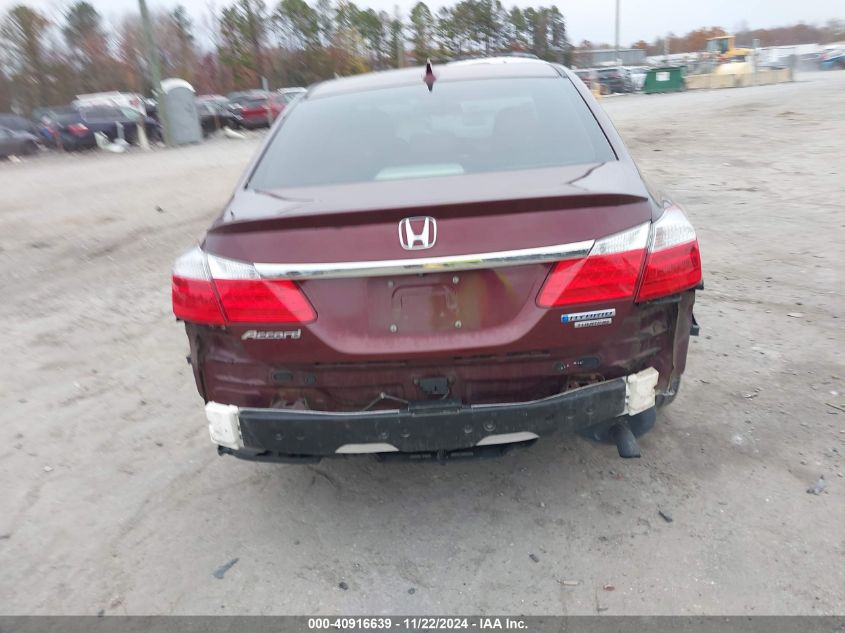 2014 Honda Accord Hybrid Touring VIN: 1HGCR6F79EA006599 Lot: 40916639