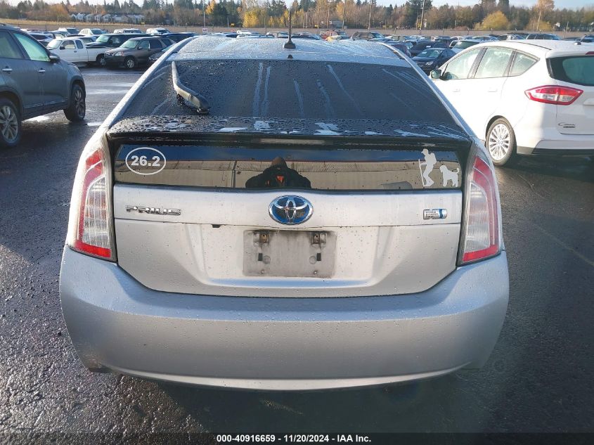 2013 Toyota Prius Three VIN: JTDKN3DU5D5538453 Lot: 40916659