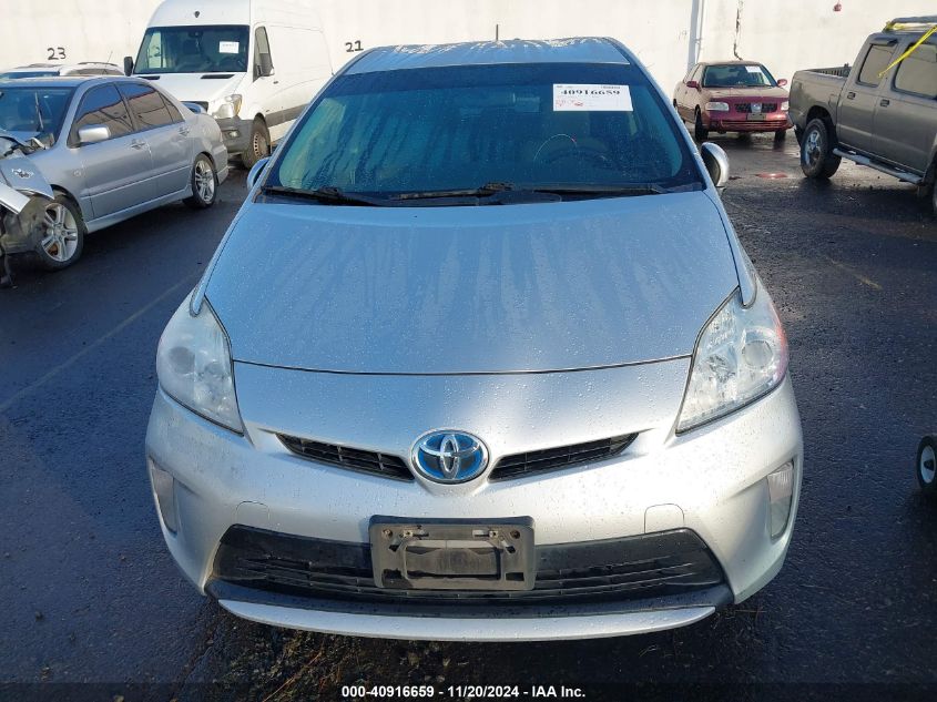 2013 Toyota Prius Three VIN: JTDKN3DU5D5538453 Lot: 40916659