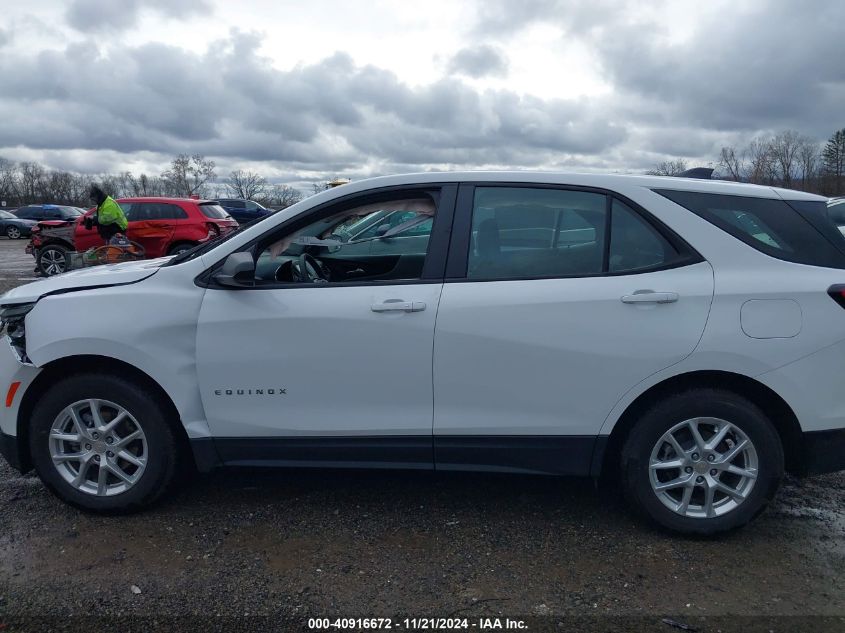 2024 Chevrolet Equinox Fwd Ls VIN: 3GNAXHEG5RL310706 Lot: 40916672