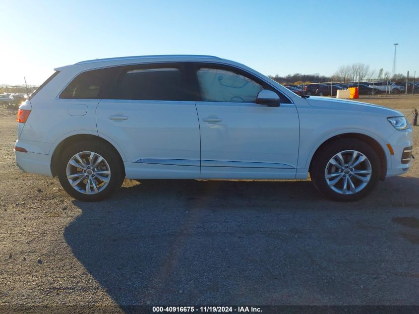 2017 Audi Q7 2.0T Premium VIN: WA1AHAF78HD037321 Lot: 40916675