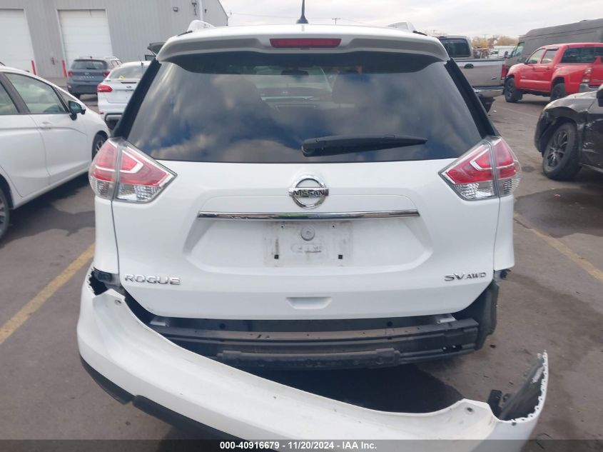 2015 Nissan Rogue Sv VIN: 5N1AT2MV5FC925762 Lot: 40916679