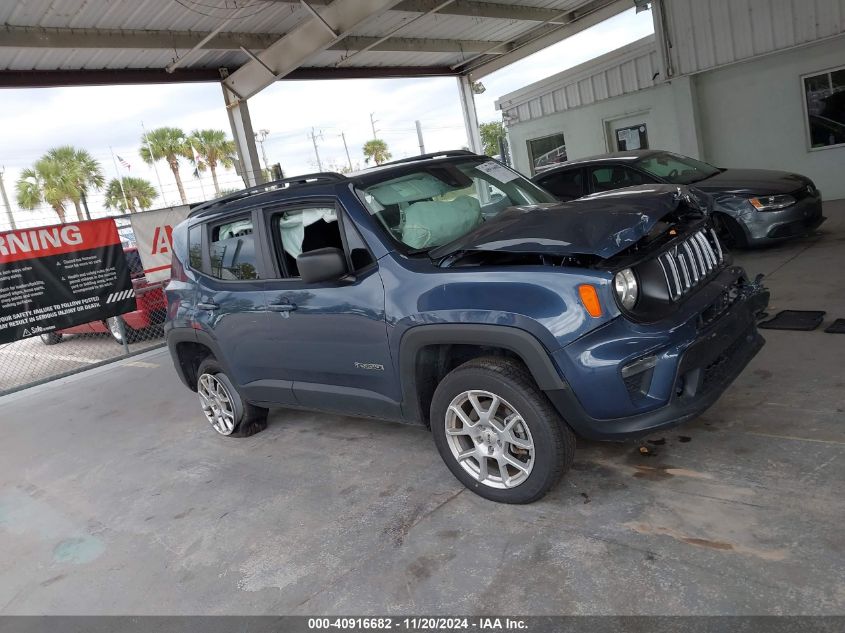 2022 Jeep Renegade Latitude 4X4 VIN: ZACNJDB19NPN72909 Lot: 40916682