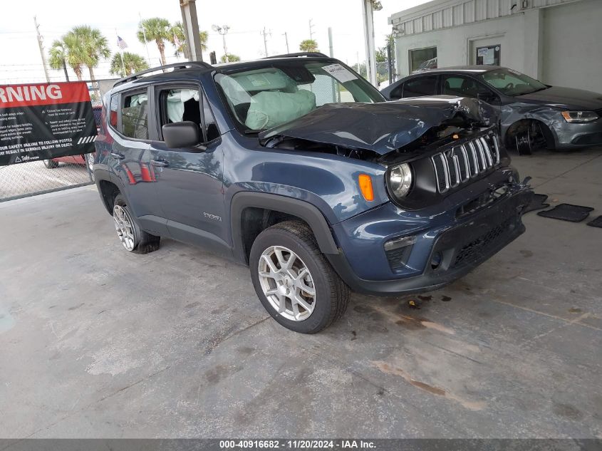 2022 Jeep Renegade Latitude 4X4 VIN: ZACNJDB19NPN72909 Lot: 40916682