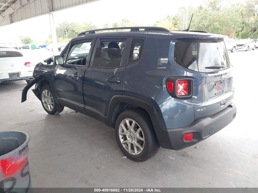 2022 Jeep Renegade Latitude 4X4 VIN: ZACNJDB19NPN72909 Lot: 40916682