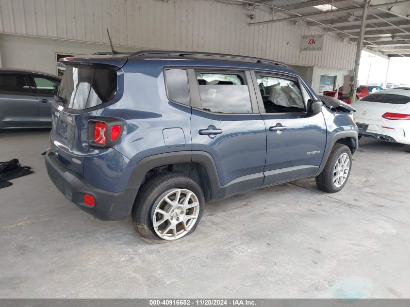 2022 Jeep Renegade Latitude 4X4 VIN: ZACNJDB19NPN72909 Lot: 40916682