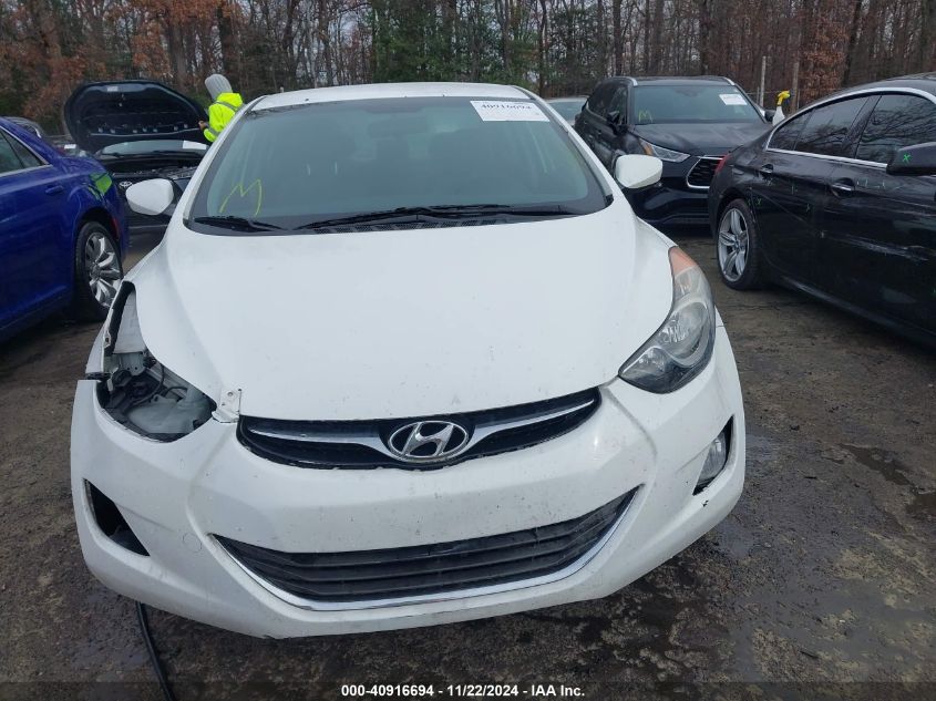 2013 Hyundai Elantra Gls VIN: 5NPDH4AE3DH389527 Lot: 40916694