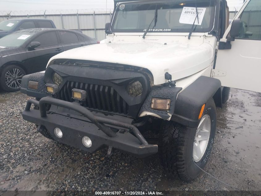 1999 Jeep Wrangler Sahara VIN: 1J4FY49S9XP478119 Lot: 40916707