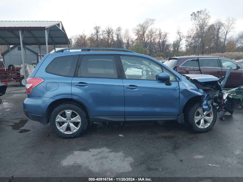 2016 Subaru Forester 2.5I Premium VIN: JF2SJAFCXGH555189 Lot: 40916754